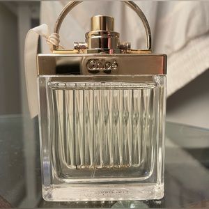 Chloe Love Story perfume. Opened and used to the point seen here.
